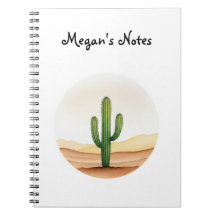 Cactus vattencolor notebook