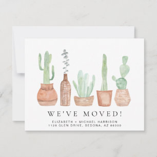 Cactus Watercolor Vi Flyttat Flytta annons