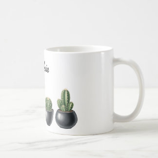Cactus watercolour mug kaffemugg
