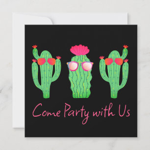 Cactus Western Temaparty Inbjudningar