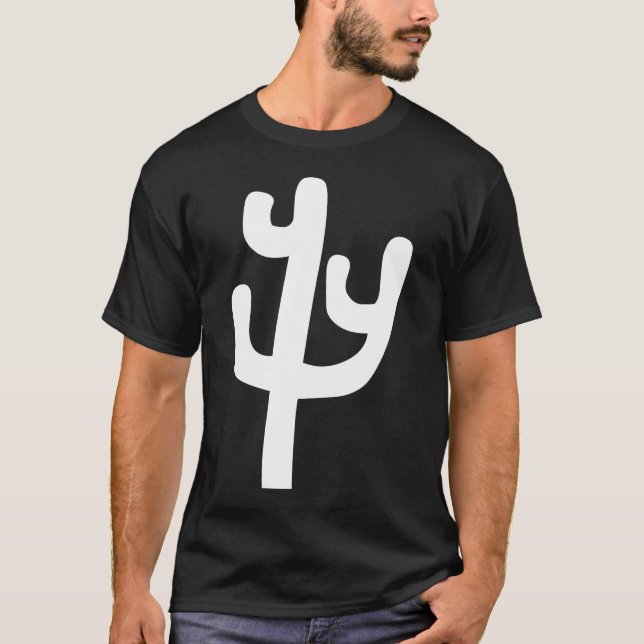 Cactus - White Tee Shirt (Framsida)