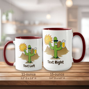 Cactus with Beer Mugg