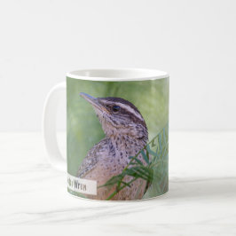 Cactus Wren Matthew 6:25 KJV Kaffemugg