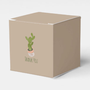 Cactusväxt regnbågskorg Handritad Presentaskar