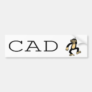 CAD-apa 1 Bildekal