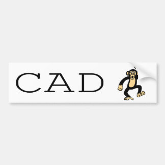 CAD-apa 1 Bildekal