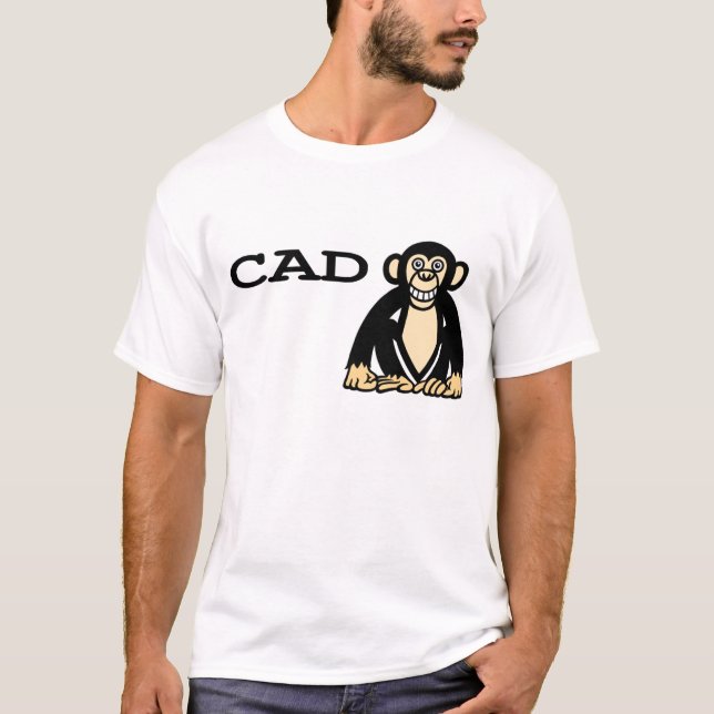 CAD-apa 2 Tröja (Framsida)