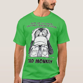 Cad Monkey Hear No Evil T Shirt