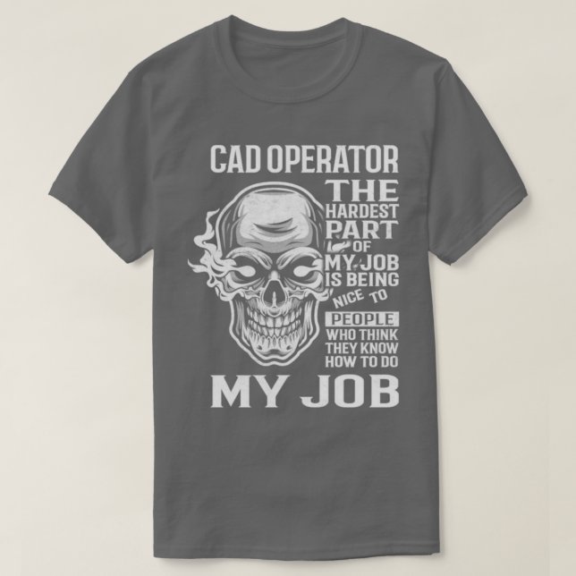 Cad-operator T Shirt (Design framsida)