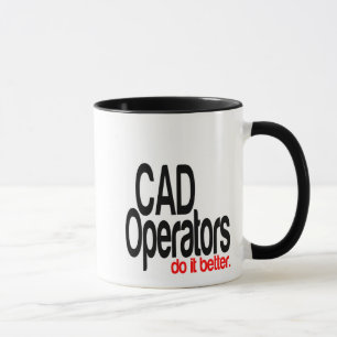 CAD-operatörer gör det bättre att skämta Mugg