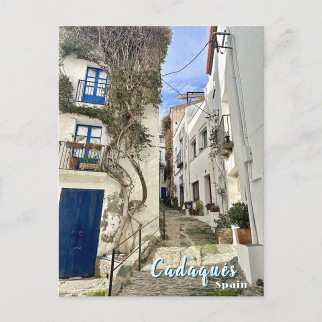 Cadaques Spain Postcard Vykort (Framsida)
