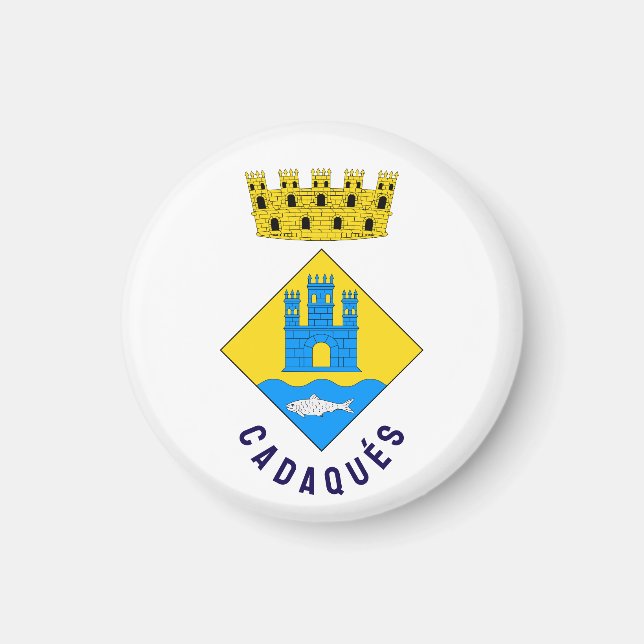 Cadaqués vapen magnet (Framsidan)