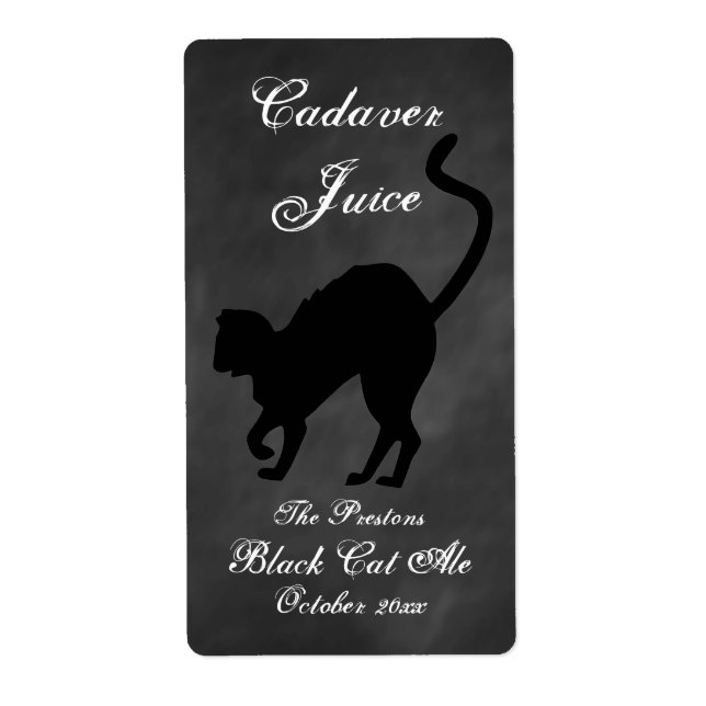 Cadaver Juice Beer-etikett Fraktsedel (Framsidan)