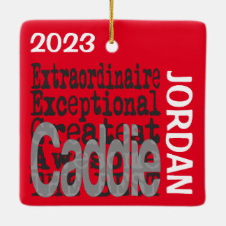 Caddie Extraordinaire ANPASSNINGSBAR Julgransprydnad Keramik