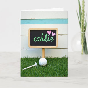 Caddie Golf Tavla Vän Kort