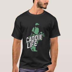 Caddie Liv Silhuett Golfbana T Shirt