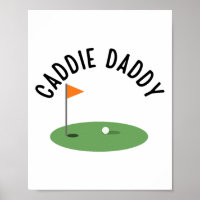 Caddie pappa Cute Matching Birthday Golf Party