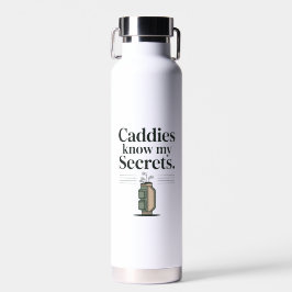 Caddies Know My Secrets Golf Bag Illustration