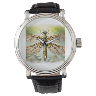 Caddisfly 241024IREF225 - Watercolor Armbandsur