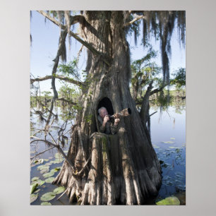 Caddo Lake, jaktblind Poster