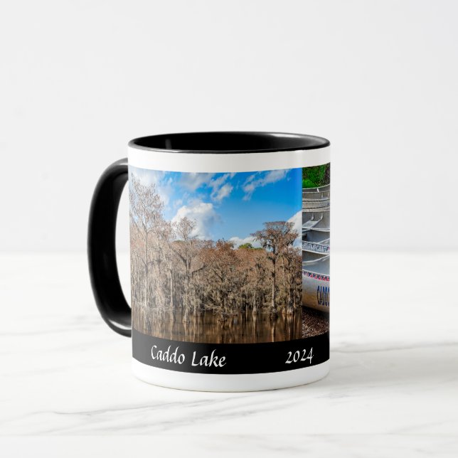 Caddo Sjö State Park, Cypress Träd - Designer Mugg (Framsida vänster)