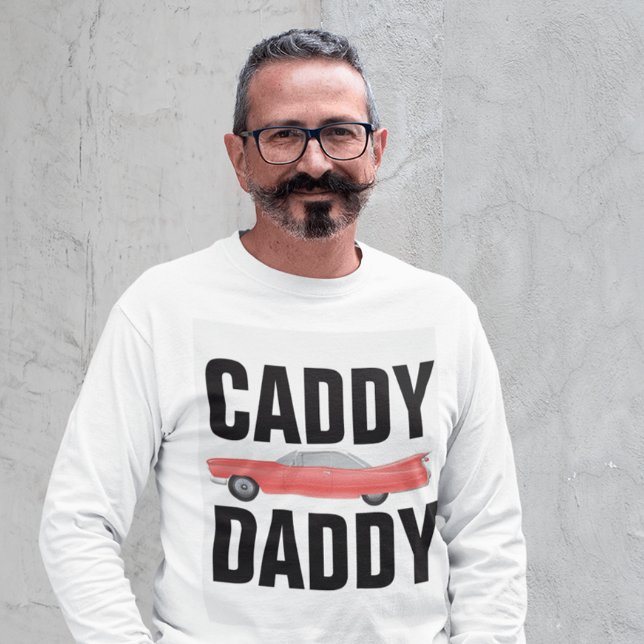 CADDY DADDY CLASSIC CAR DAD T-Shirts Lång Ärmad Tröja (Skapare uppladdad)