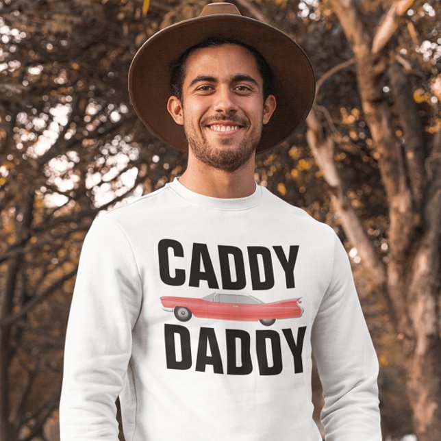 CADDY DADDY CLASSIC CAR PAPPA T-Shirts Lång Ärmad Tröja (Skapare uppladdad)