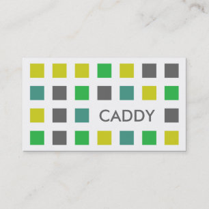 CADDY (modets kvadrater) Visitkort