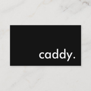 Caddy. Visitkort