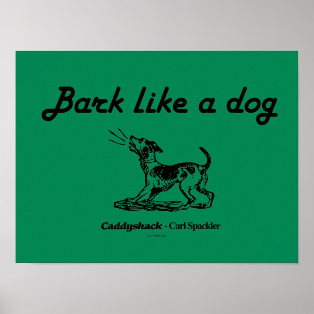 Caddyshack | Bark som en Hund! Poster (Framsidan)