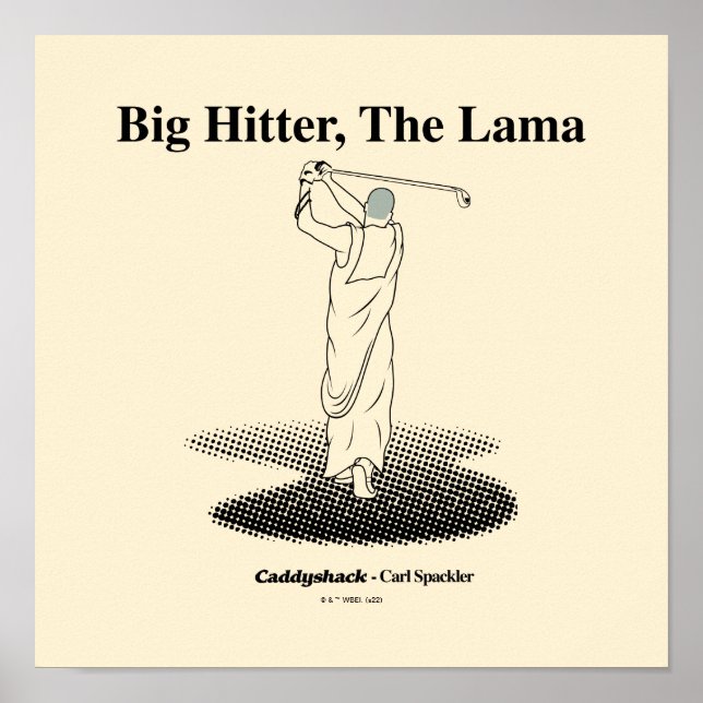 Caddyshack | Big Hitter, Lama Poster (Framsidan)