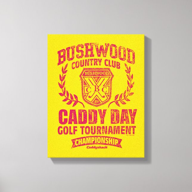 Caddyshack | Bushwood Country Club Caddy Day Golf Canvastryck (Framsida)