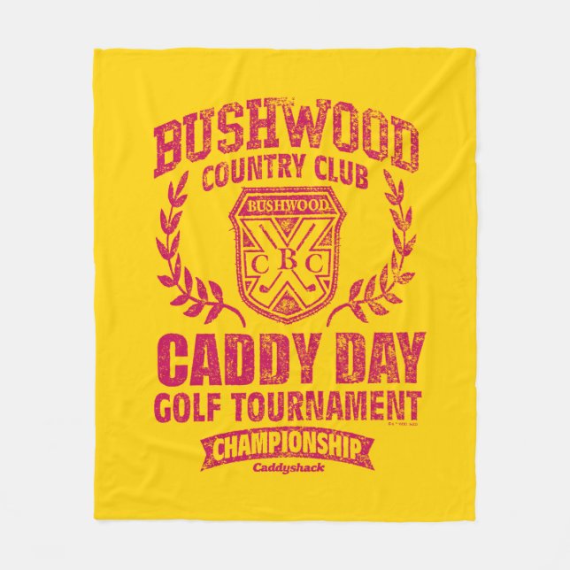 Caddyshack | Bushwood Land Klubb Caddy Day Golf Fleecefilt (Framsidan)