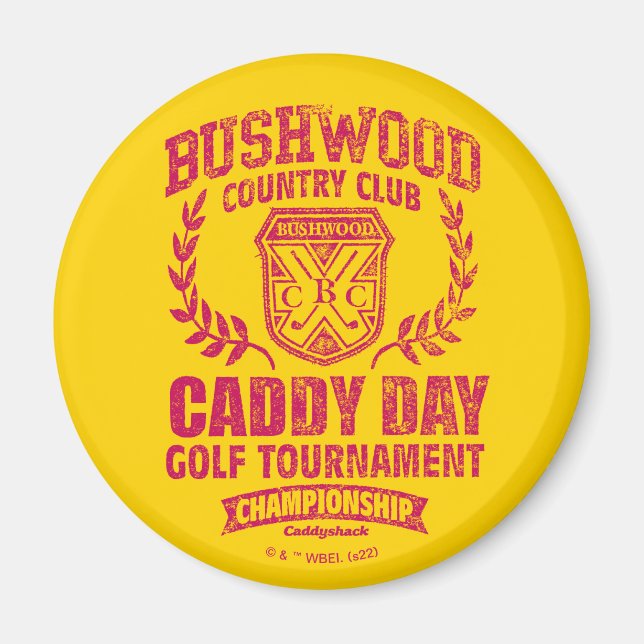 Caddyshack | Bushwood Land Klubb Caddy Day Golf Magnet (Framsidan)
