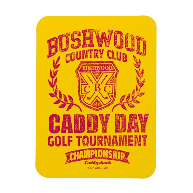 Caddyshack | Bushwood Land Klubb Caddy Day Golf Magnet (Vertikal)