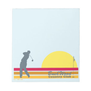 Caddyshack   Bushwood Land Klubb Sunrise Anteckningsblock