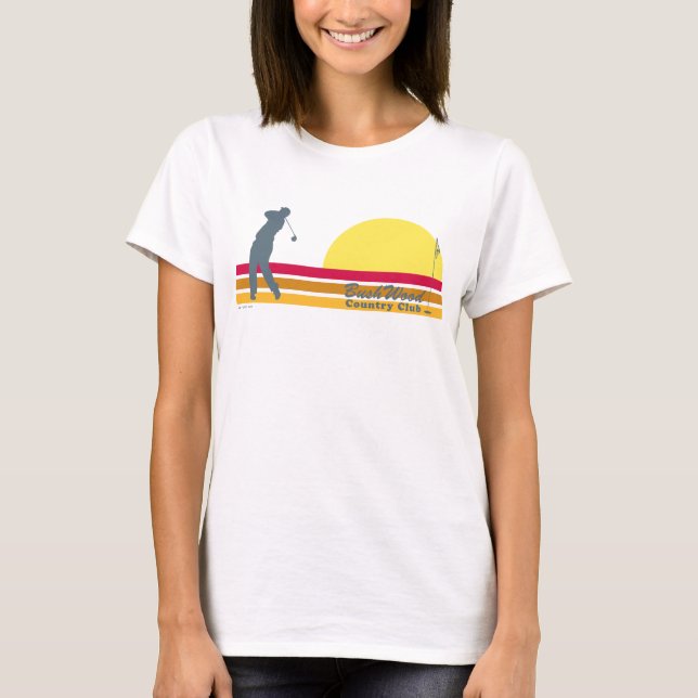 Caddyshack | Bushwood Land Klubb Sunrise T Shirt (Framsida)