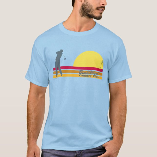 Caddyshack | Bushwood Land Klubb Sunrise T Shirt (Framsida)