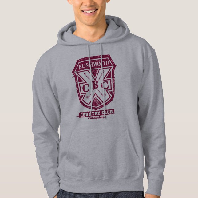 Caddyshack | Bushwood Land Klubb Vapensköld Hoodie (Framsida)
