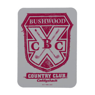 Caddyshack Bushwood Land Klubb Vapensköld Magnet