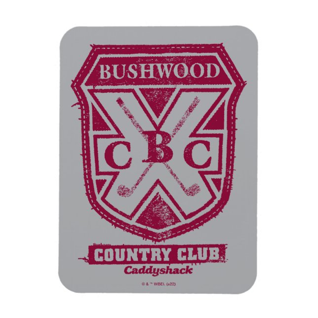 Caddyshack | Bushwood Land Klubb Vapensköld Magnet (Vertikal)
