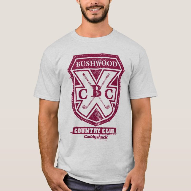 Caddyshack | Bushwood Land Klubb Vapensköld T Shirt (Framsida)