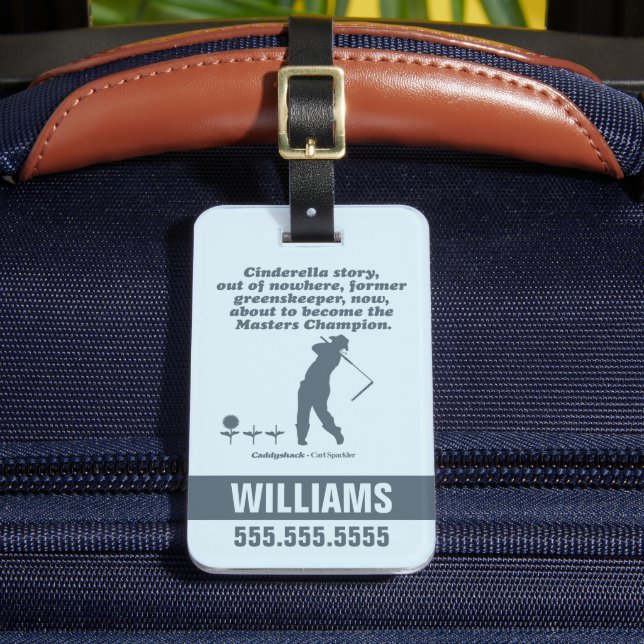 Caddyshack | Cindrella Story Bagagebricka (Framsida Insitu 2)