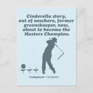 Caddyshack Cindrella Story Vykort
