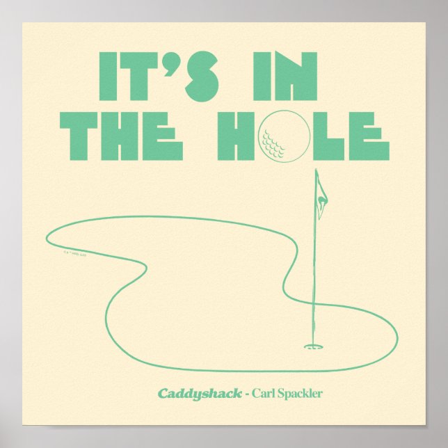 Caddyshack | Det ligger i Hål Poster (Framsidan)