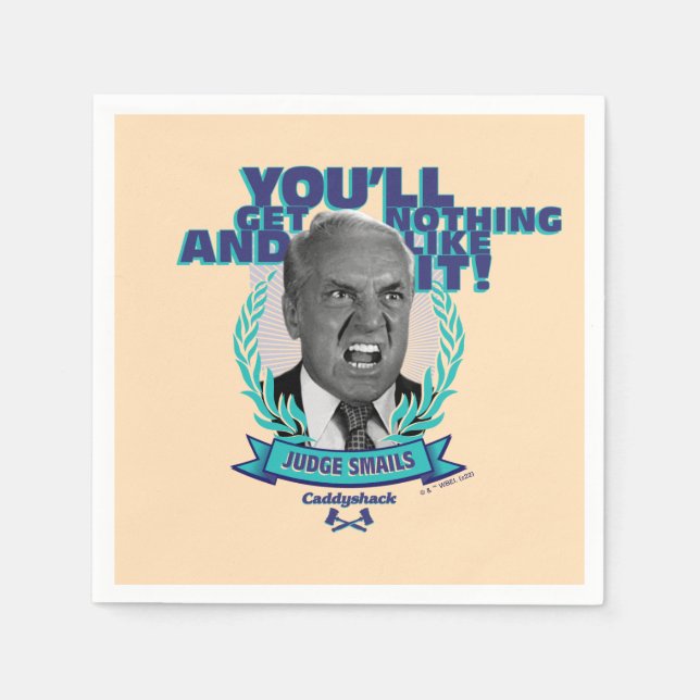 Caddyshack | Du får inget och gillar det Pappersservett (Framsidan)