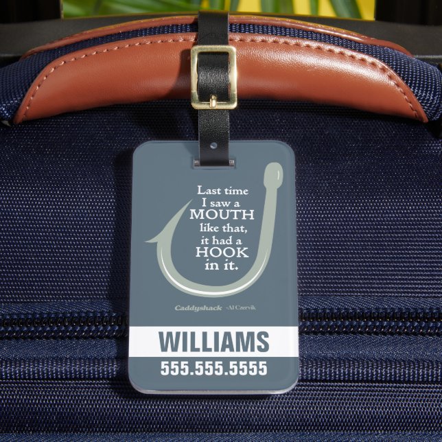 Caddyshack | Förra gången jag såg en sådan mun Bagagebricka (Framsida Insitu 2)