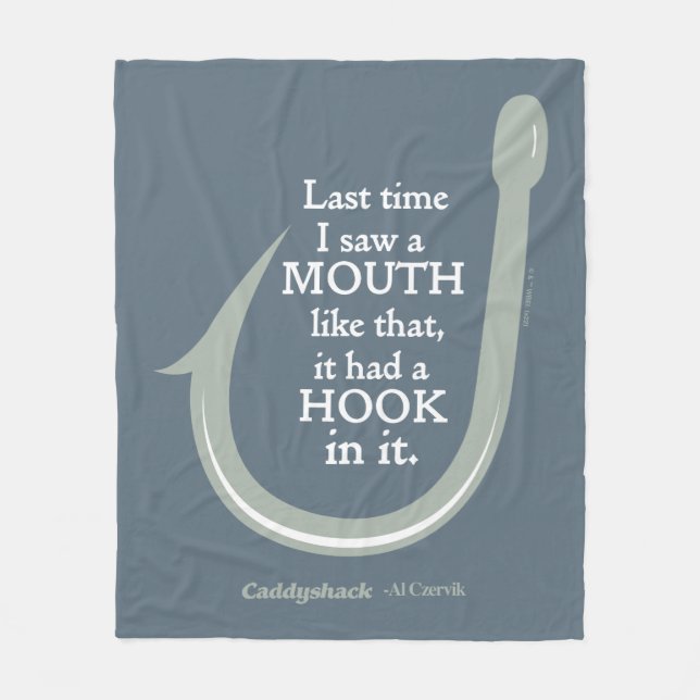 Caddyshack | Förra gången jag såg en sådan mun Fleecefilt (Framsidan)