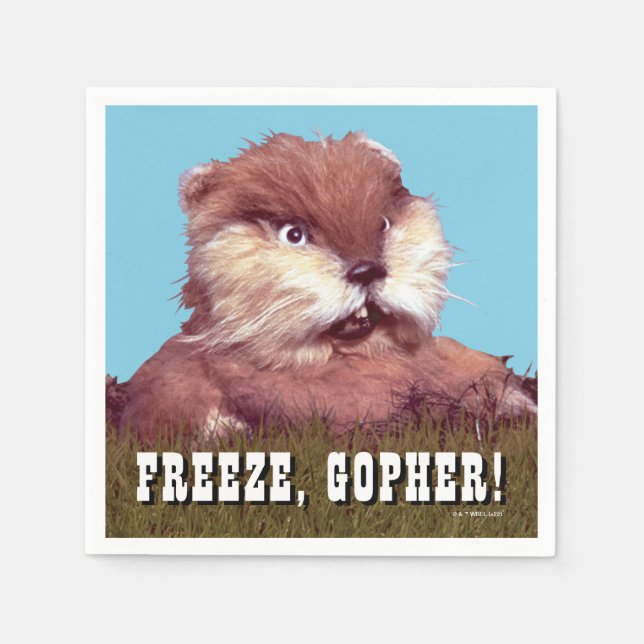 Caddyshack | Frys, Gopher! Pappersservett (Framsidan)