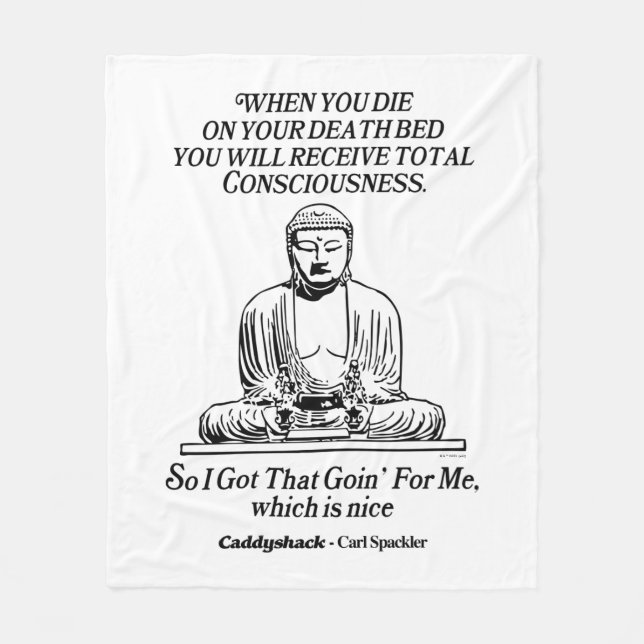 Caddyshack I Har som ska åt mig Fleecefilt (Framsidan)